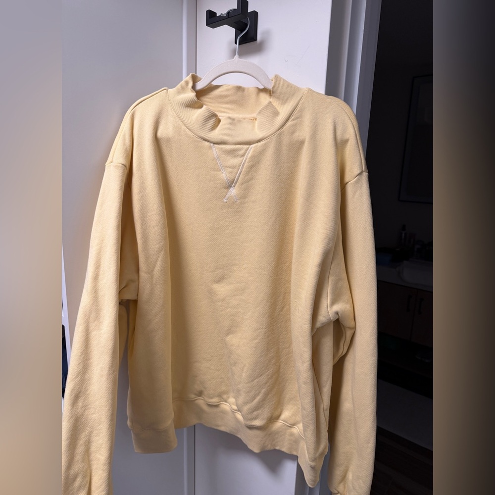 Parke Yellow Mockneck size L/XL WORN ONCE